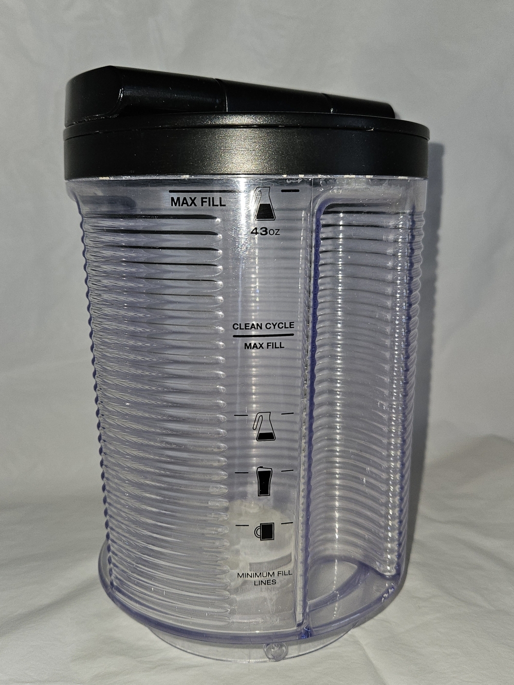 Ninja 43oz Water Reservoir Tank with Lid for Coffee Bar System CF020 CF080 CF081